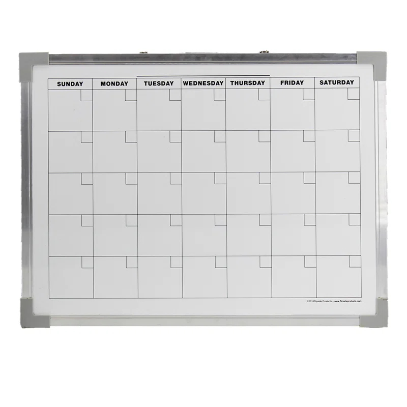 Flipside Products Wall Mounted Magnetic Wall Calendar, 18" x 24"