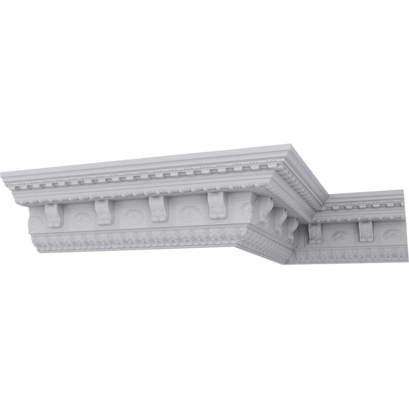 9 7/8"H x 9 3/4"P x 14"F x 94 1/2"L Granada Crown Moulding