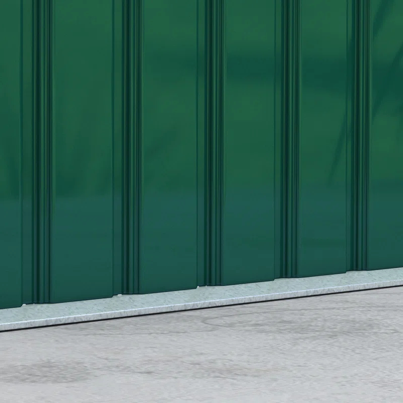 Outdoor Lean-To Metal Storage Shed