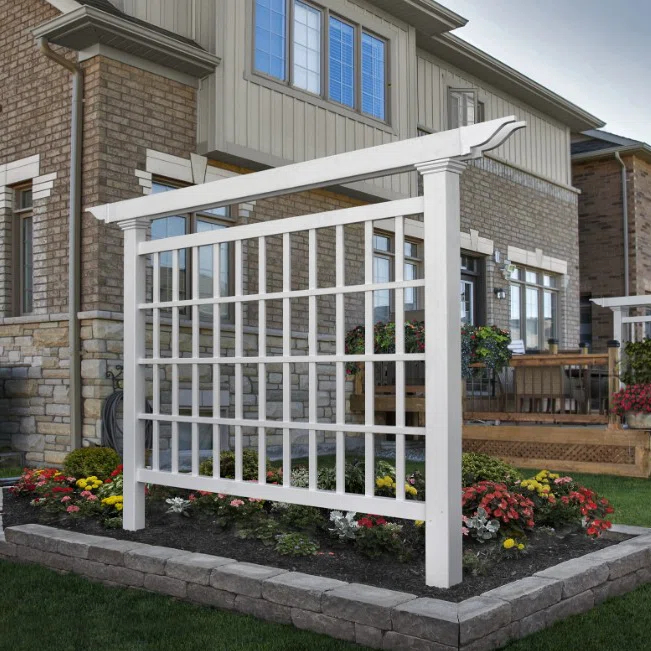 Vita Camden 90'' H x 4'' W Vinyl Lattice Panel Trellis