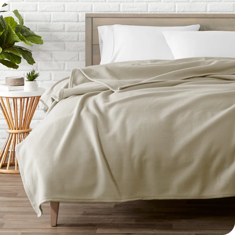 Bare Home Lightweight Polar Fleece Blanket