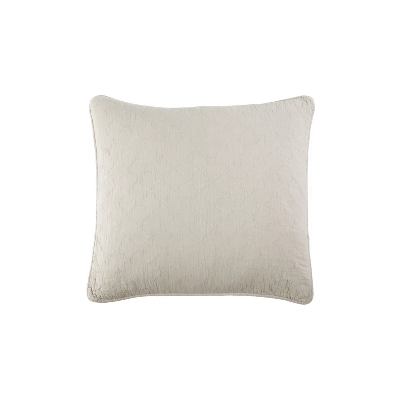 Blair Stonewashed Linen Sham by Pom Pom at Home - Taupe / Standard