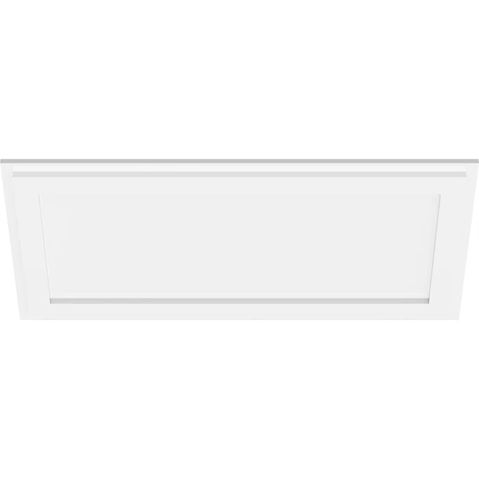 Ekena Millwork 32"W x 21 3/8"H x 6"ID x 10"C x 1"P Zoe Architectural Grade PVC Contemporary Ceiling Medallion, Two Piece CMP30X15RE