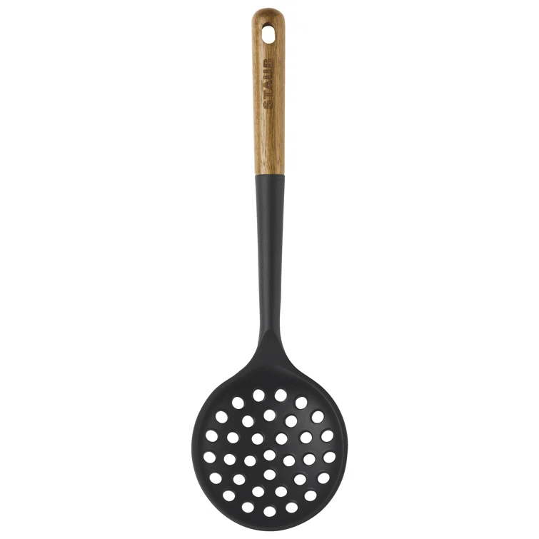 Staub 31 cm Silicone Skimming Ladle, Black