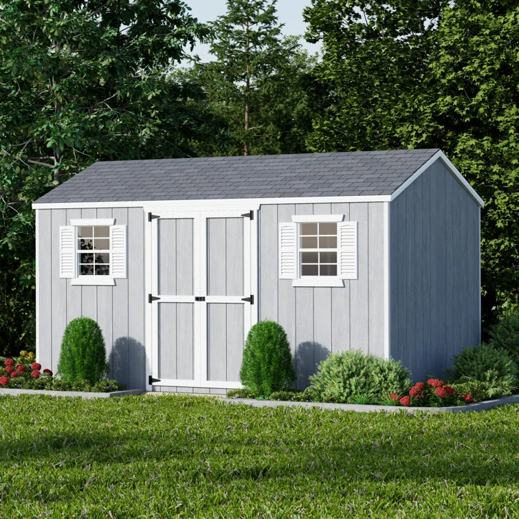 Little Cottage Co. Value Workshop Outdoor Wood Storage Shed