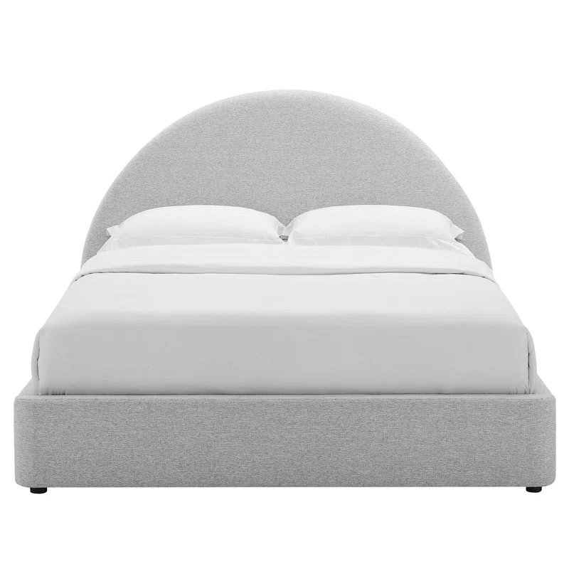 Modway Resort Performance Velvet Arched Round Platform Bed