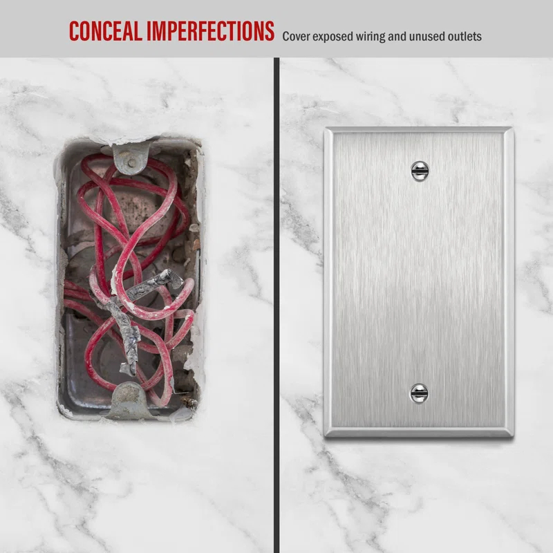 No Subject 1 - Gang Blank Standard Wall Plate