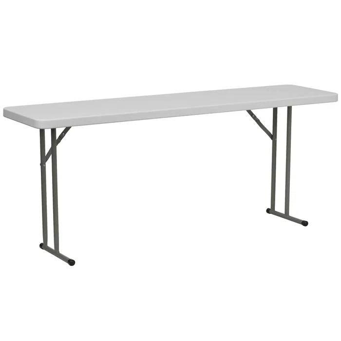 Flash Furniture Noah Rectangular Plastic Folding Training and Event Table