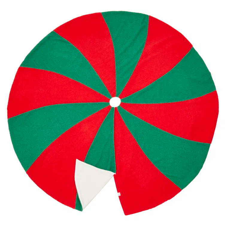 Saro Merry and Bright Candy Cane Tree Skirts