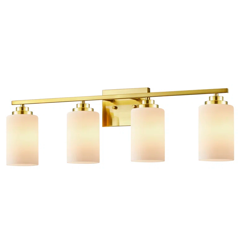 Vanity Light With Frosted White Glass