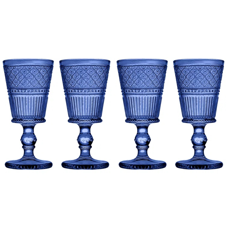Godinger Silver Art Co Claro Goblet 9 oz (Set of 4)