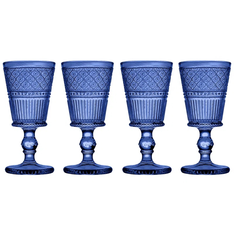 Godinger Silver Art Co Claro Goblet 9 oz (Set of 4)