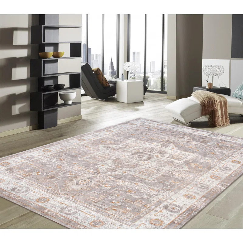 Pasargad Turkish Heritage Silver/Ivory Area Rug