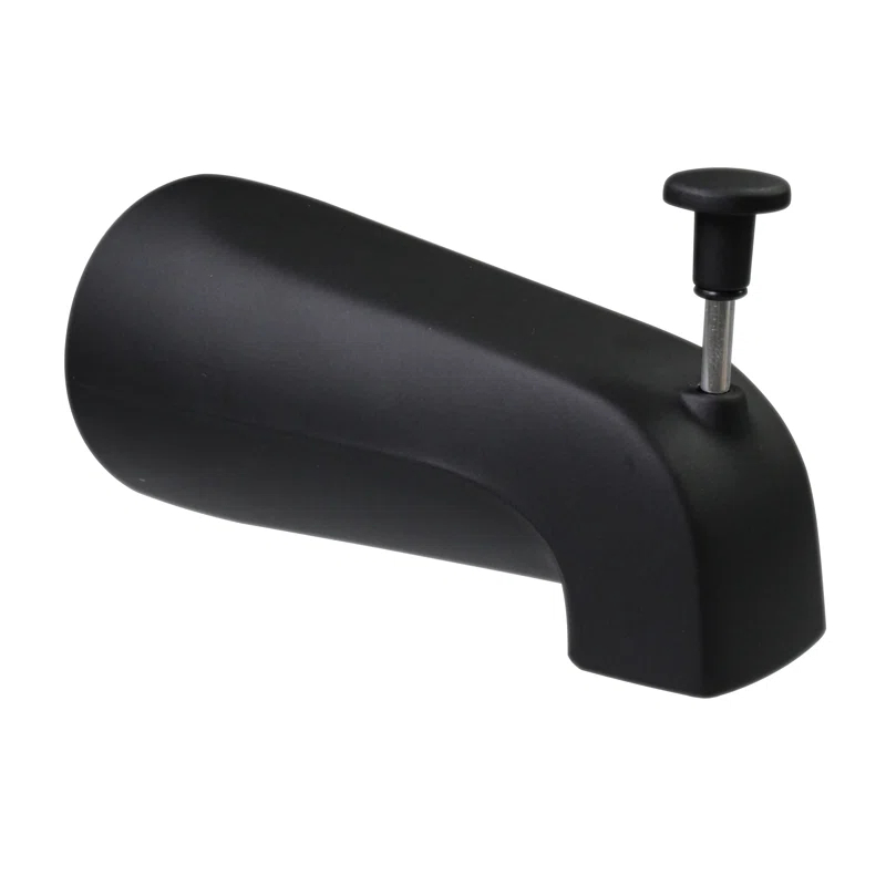 5-1/4" Reach Wall Mount Tub Spout with Front Diverter