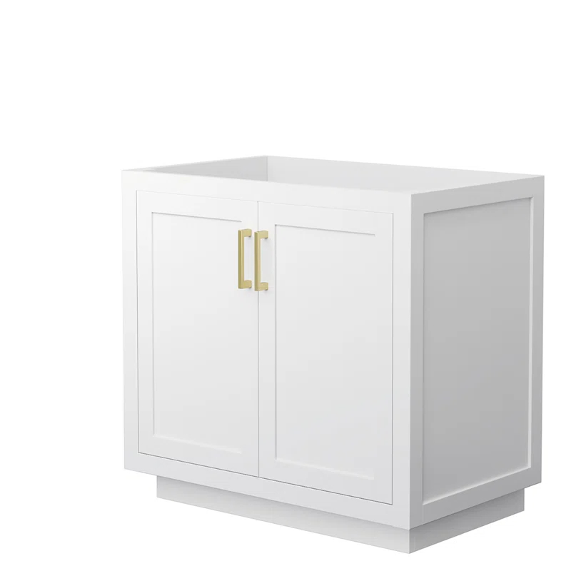 Wyndham Collection Miranda 35.25" Freestanding Single Bathroom Vanity Base Only