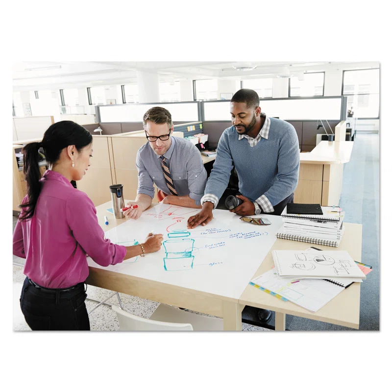 Post-it® Wall Dry Erase Small - 2' - 4' Whiteboard