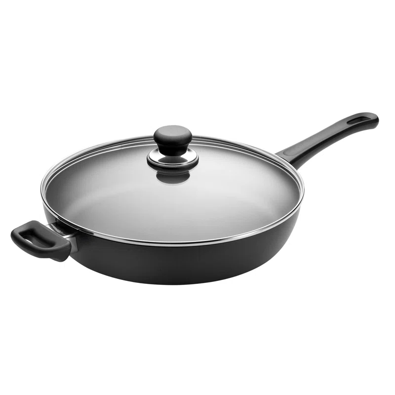 Scanpan Classic Non Stick Aluminum Saute Pan with Lid