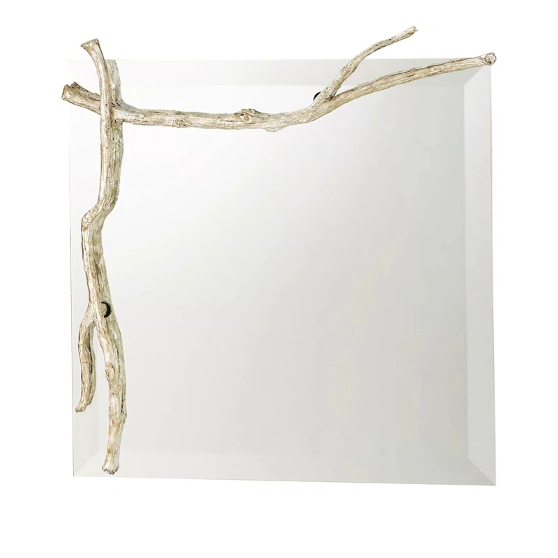 Studio A Home Twig Mirror-Silver Leaf-Sm