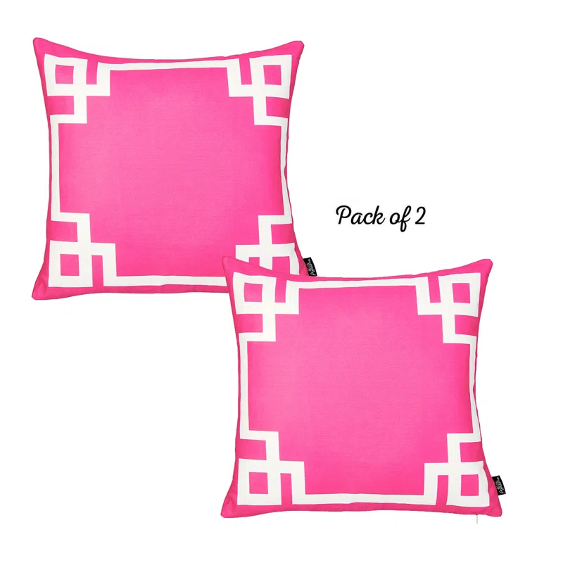 Apolena Albion Geometric Reversible Pillow Cover (Set of 2)