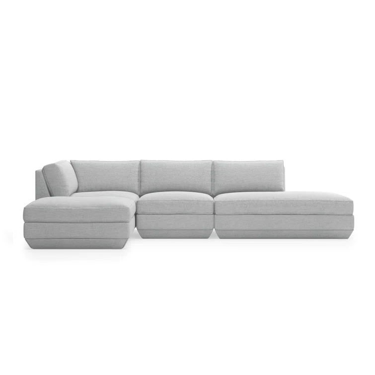 Gus* Modern Podium Modular 4 PC Lounge Sectional B
