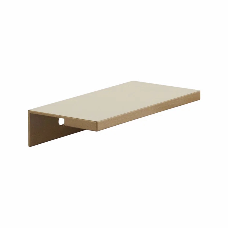Modern Gold Finger Pull with Mounting Hardware