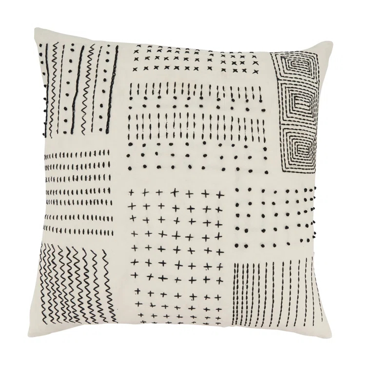 Saro Jacoby Collection Cotton Throw Pillow