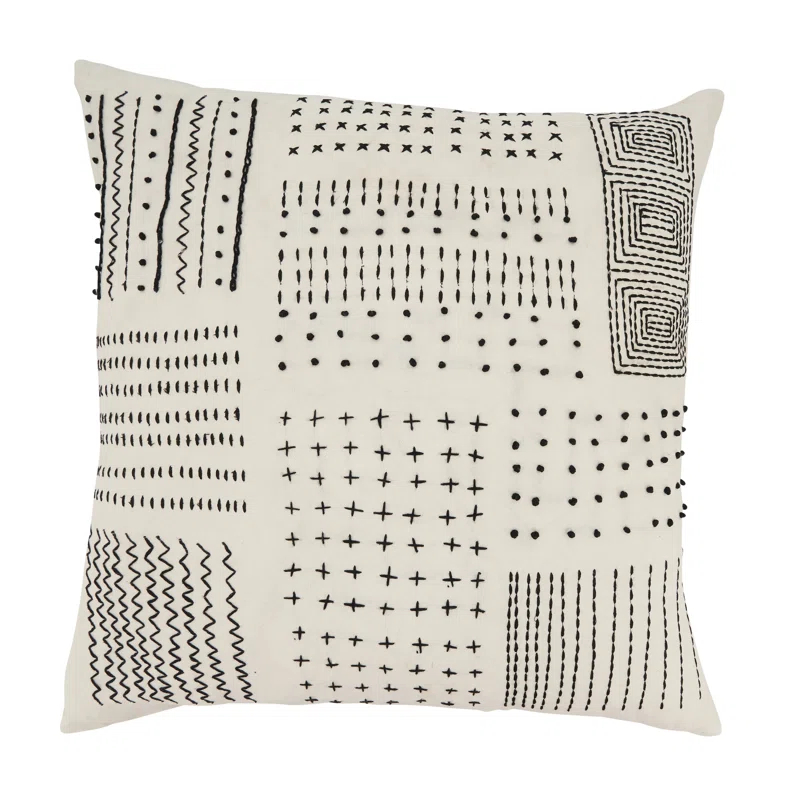 Saro Jacoby Collection Cotton Throw Pillow