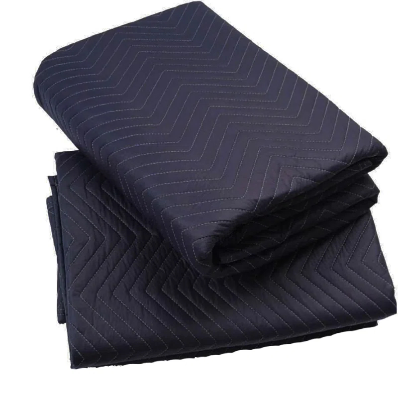 COUVER Couver Moving Storage - Packing Blanket/Tarps, 80" x 72" Durable Polyester Material (Set of 12)