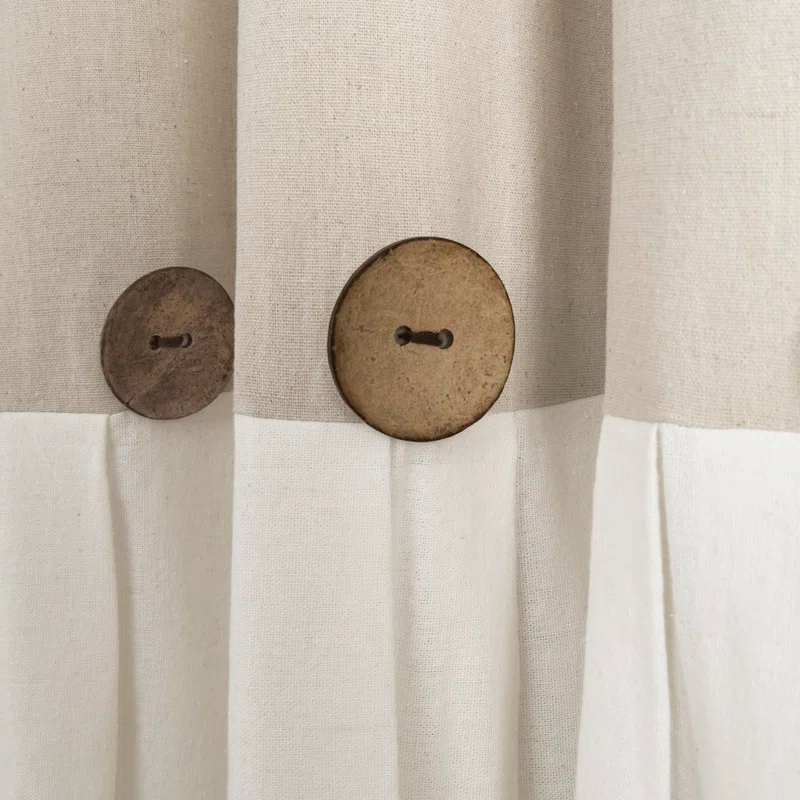 Lush Decor Beckham Semi Sheer Curtain Single Panel