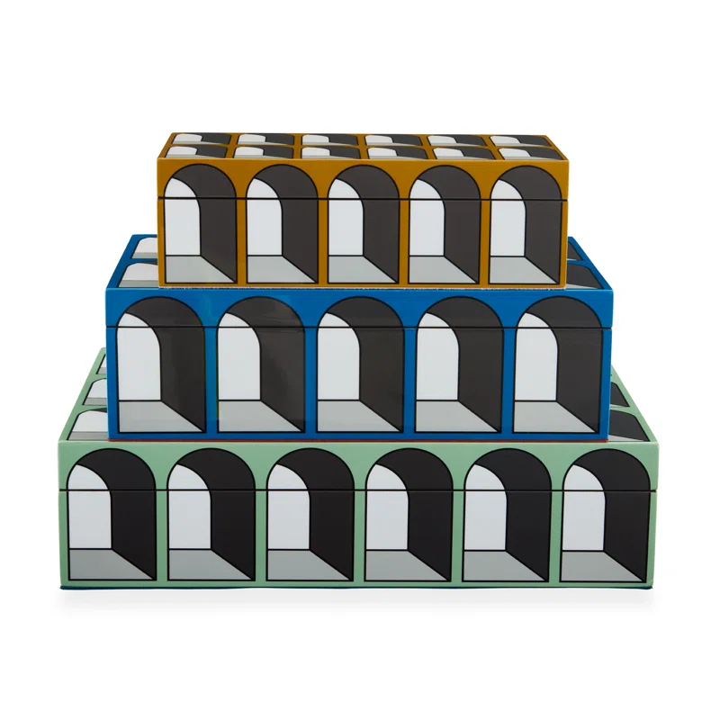 Arcade Lacquer Decorative Box