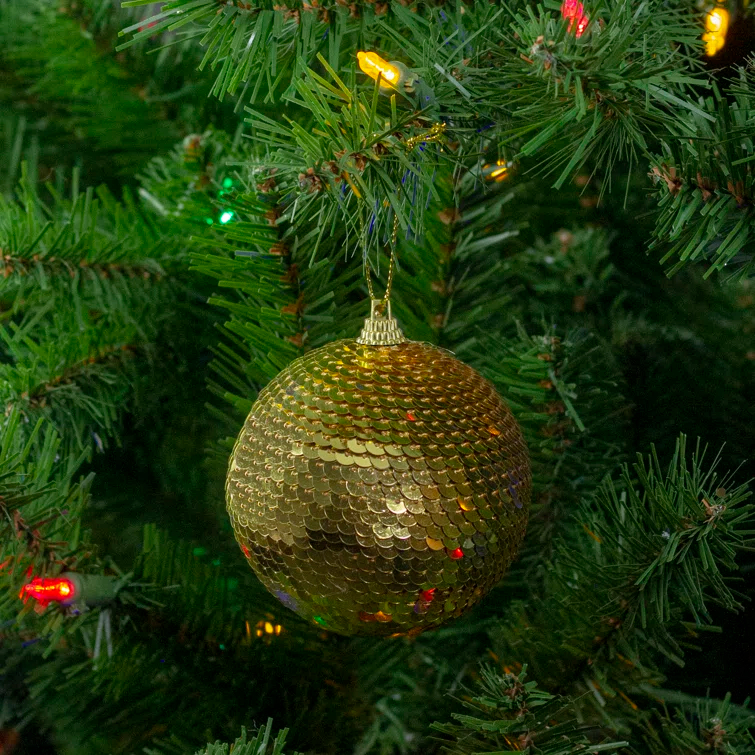 Northlight Seasonal Sequin Shatterproof Ball Christmas Ornament 3"