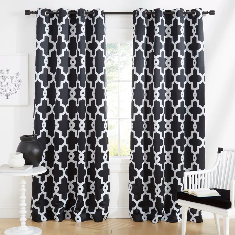 Amalgamated Textiles Polyester Curtain Pair