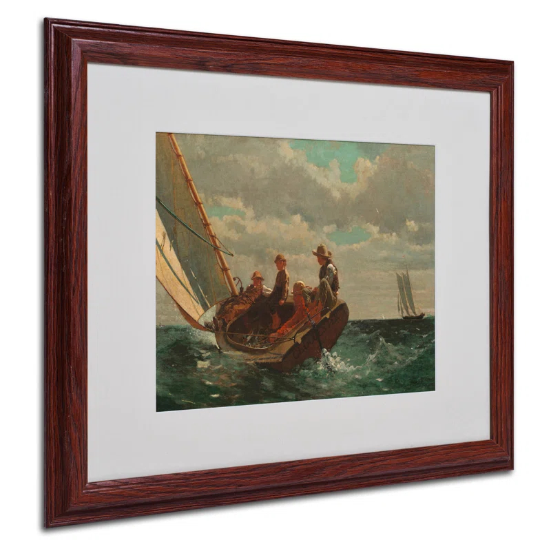 Vault W Artwork " Breezing Up (A Fair Wind) " by Winslow Homer