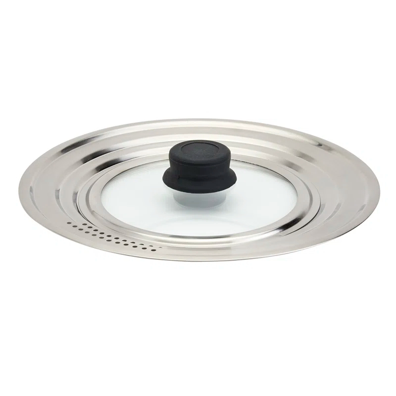 Denmark Denmark Tools for Cooks 12 in Stainless Steel Glass Universal Lid Cover