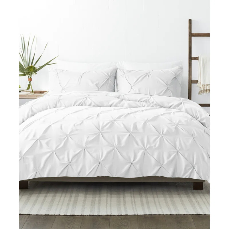 Becky Cameron Pinch Pleat Textured Duvet Cover Set