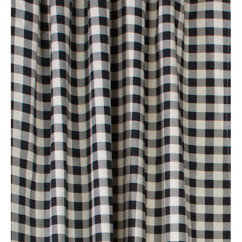 Thermalogic Plaid Cotton Blend Tailored 40'' W Window Valance