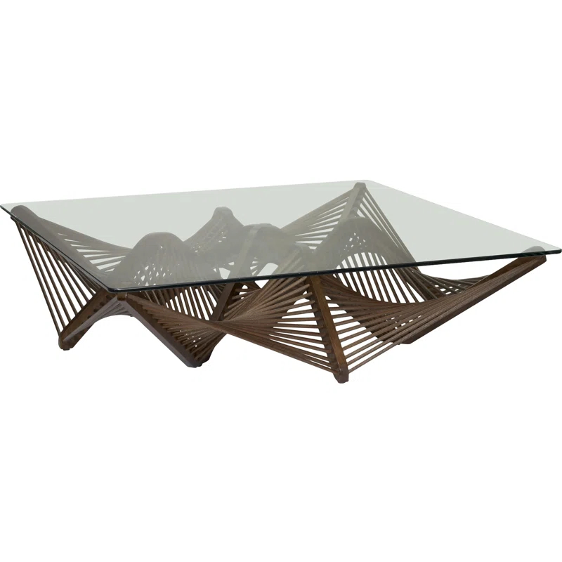 Oggetti Geo Glass Top Coffee Table