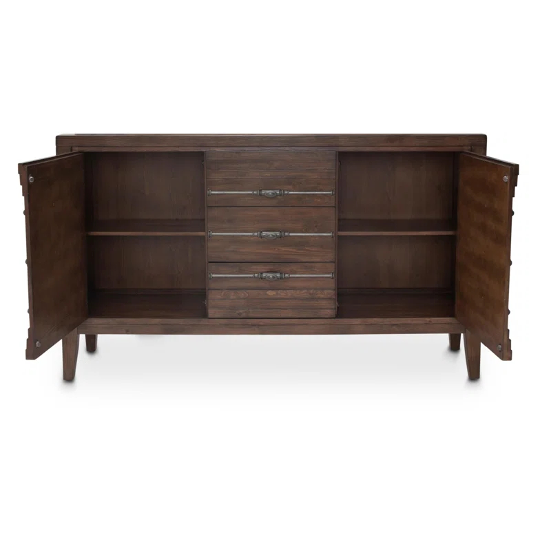 Michael Amini / Kathy Ireland Home Designs Carrollton 68'' Solid Wood Sideboard
