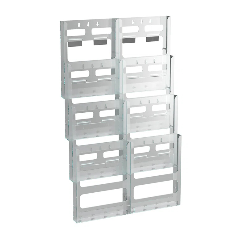 Azar Displays Eight-Pocket Letter Wall Mount