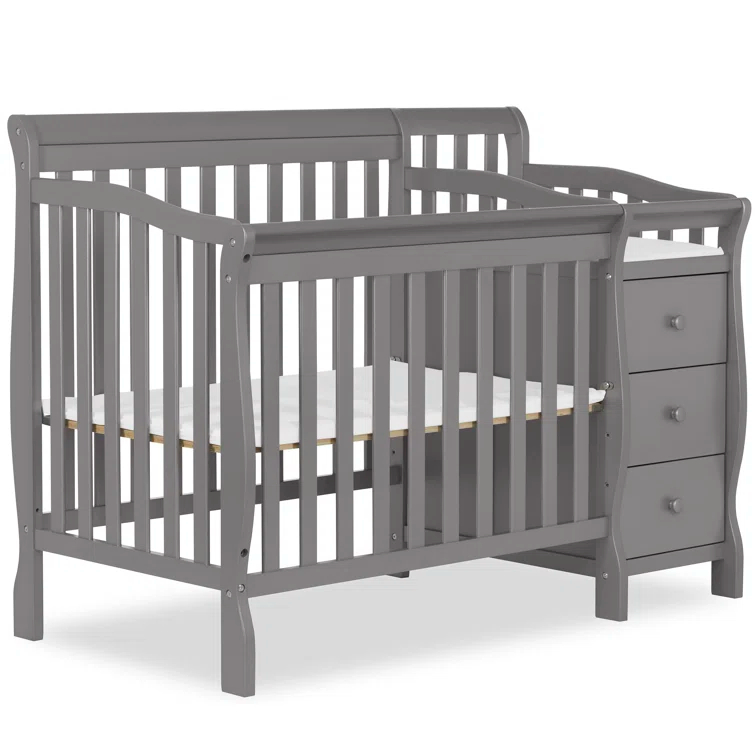 Dream On Me Jayden 4-in-1 Mini Convertible Crib and Changer