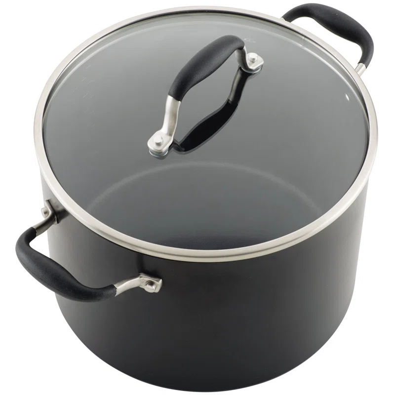 Anolon Anolon Advanced Home Hard Anodized Nonstick Stockpot With Lid, 10 Quart