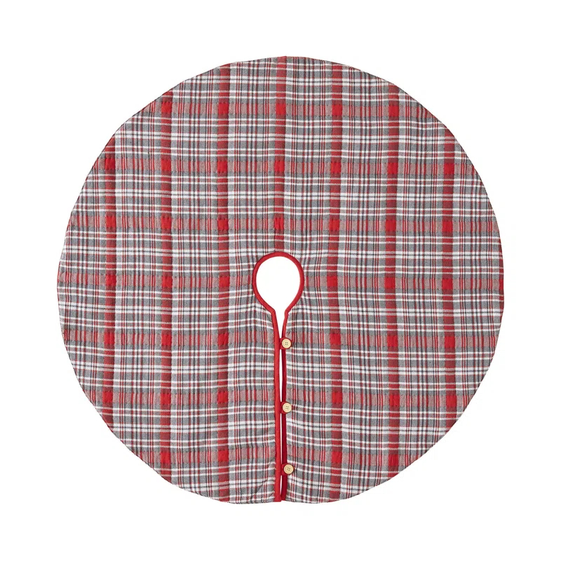 VHC Brands Plaid Cotton Tree Skirt