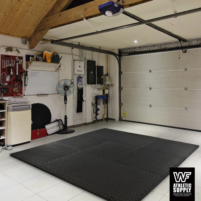 CAP Interlocking Exercise Foam Mats, 24 SQ.FT Diamond, TATAMI, T-Pattern 1/2-Inch Thickness Tiles