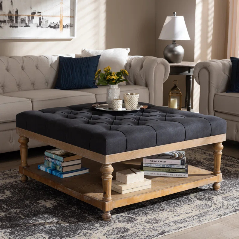 One Allium Way® Ora Upholstered Ottoman