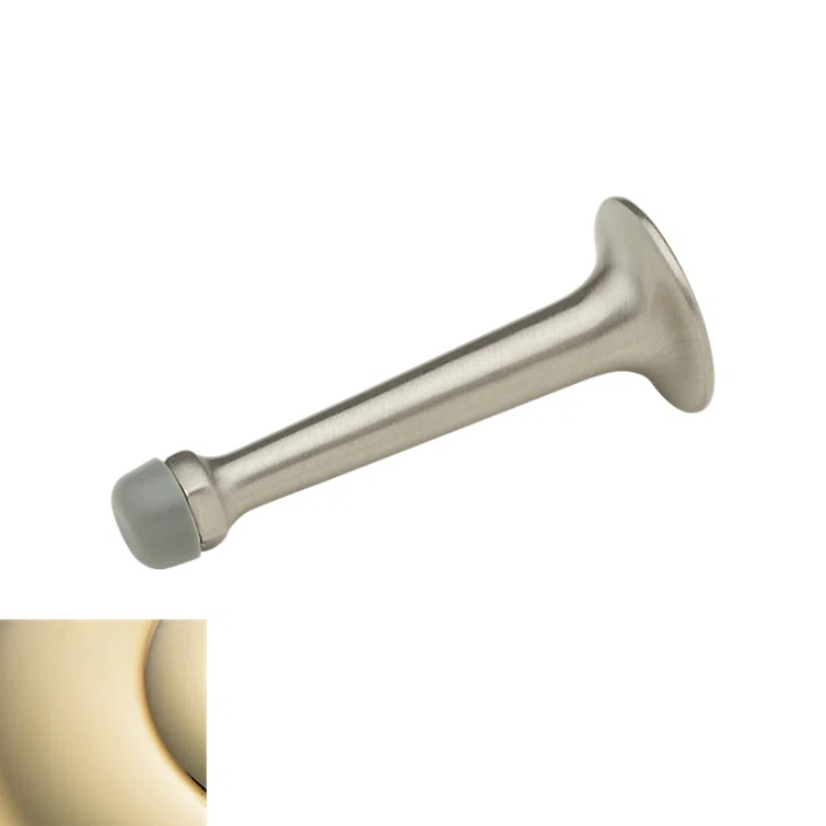 Baldwin Wall Bumper Brass Baseboard Stop