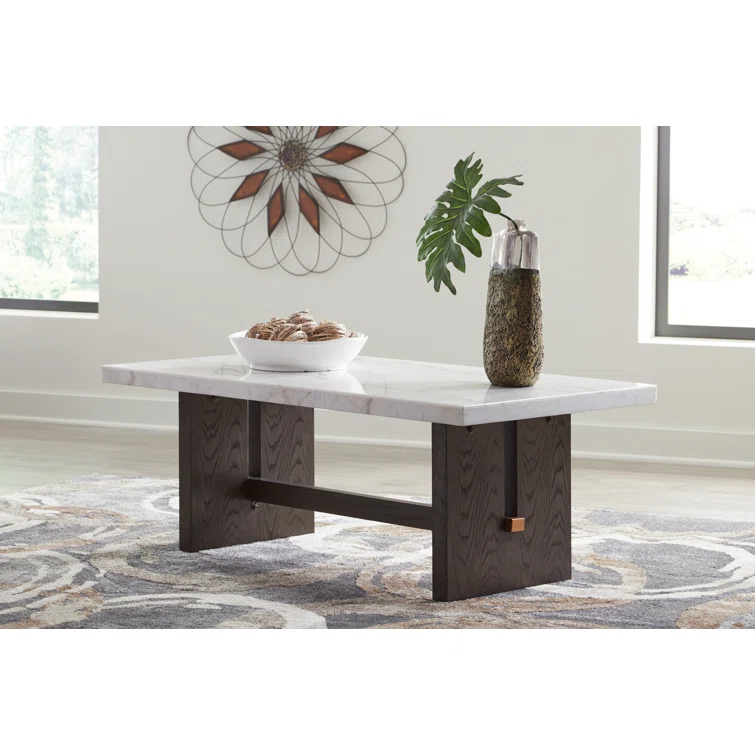 Lark Manor™ Cuzzocrea Marble Top Single Coffee Table
