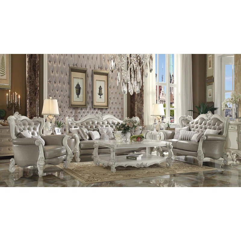 Tanner 92.51'' Faux Leather Sofa