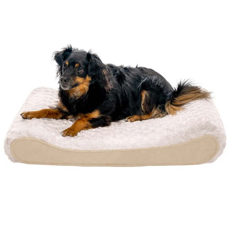 FurHaven Ultra Plush Luxe Lounger Orthopedic Foam Contour Dog Bed