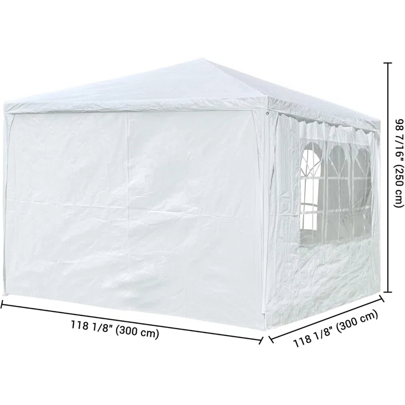 Yescom Yescom 10' X 10' Outdoor Wedding Party Tent 4 Sidewalls