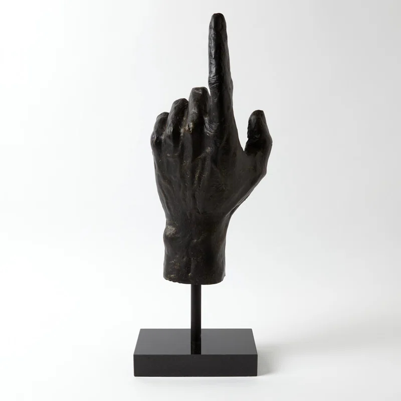 Global Views Hand Sculpture-Upward Hand